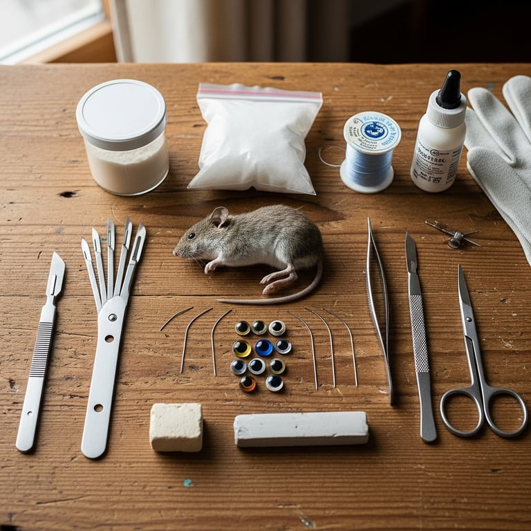 Essential Beginner's Kits for Learning DIY Small Mammal Taxidermy