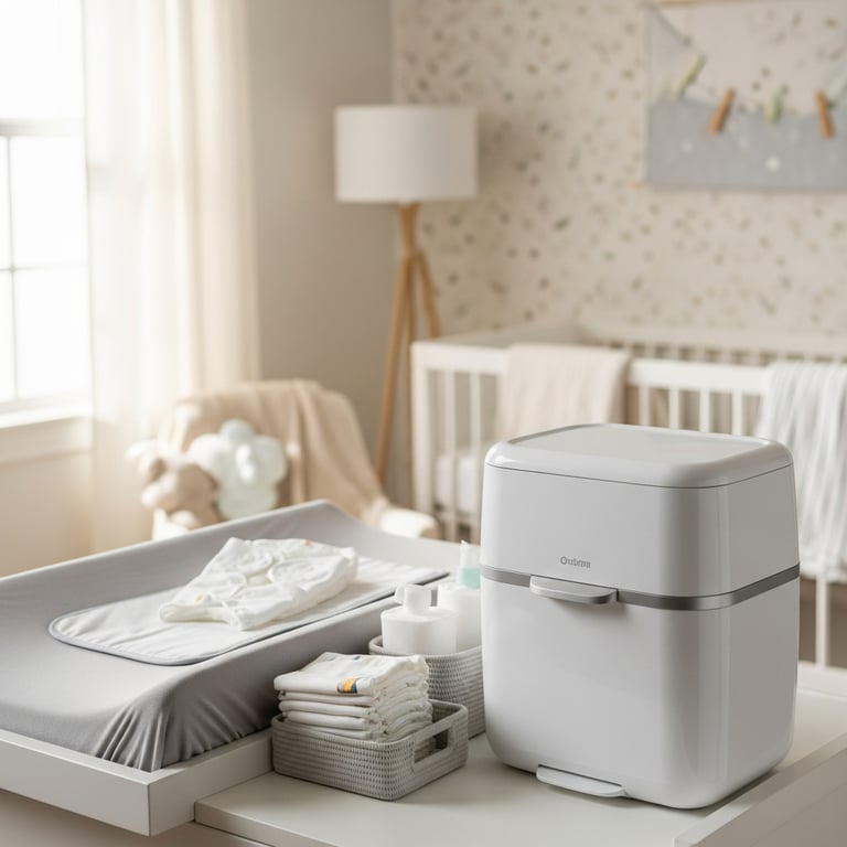 Diaper Pails with Superior Odor Control for Nursery Spaces