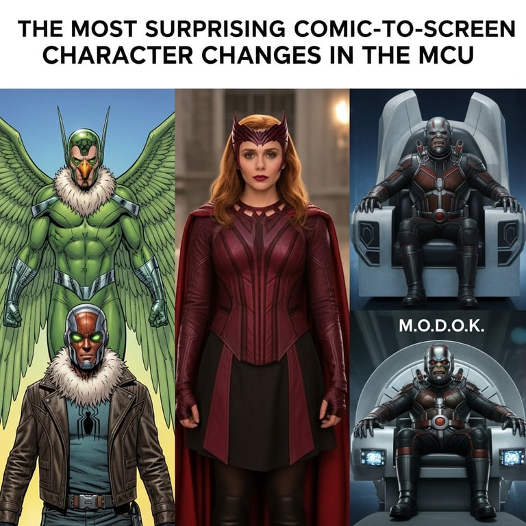 The Most Surprising Comic-to-Screen Character Changes in the MCU
