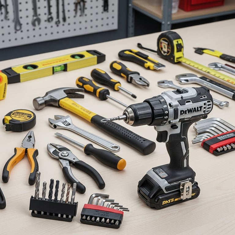 Best Starter Home Tool Kits Including a Cordless Drill