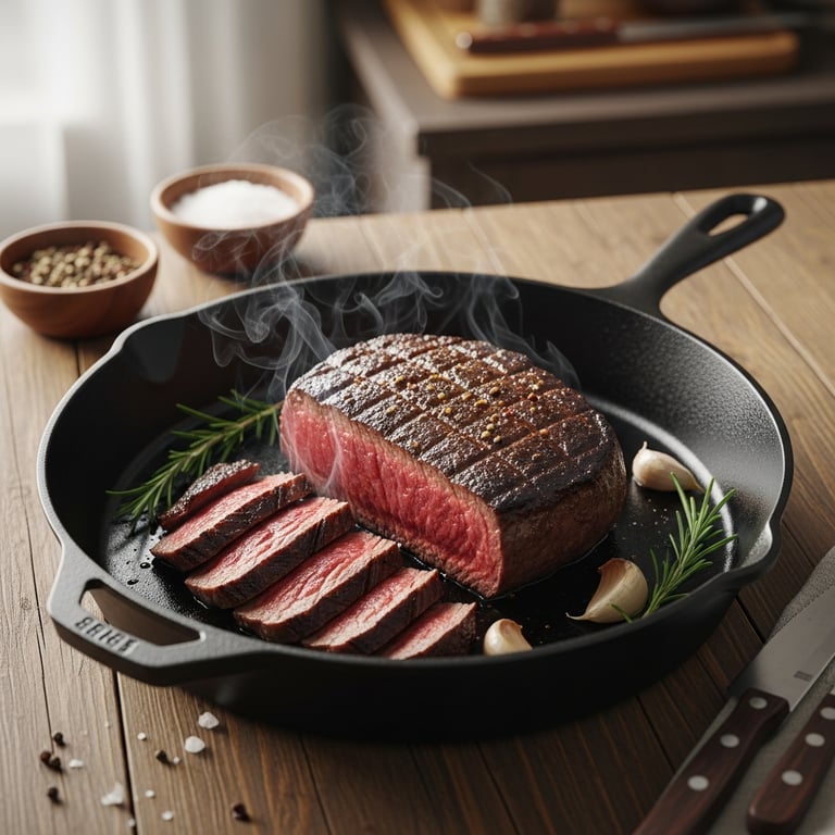 Best Cast Iron Skillets for Searing Sous Vide Steaks