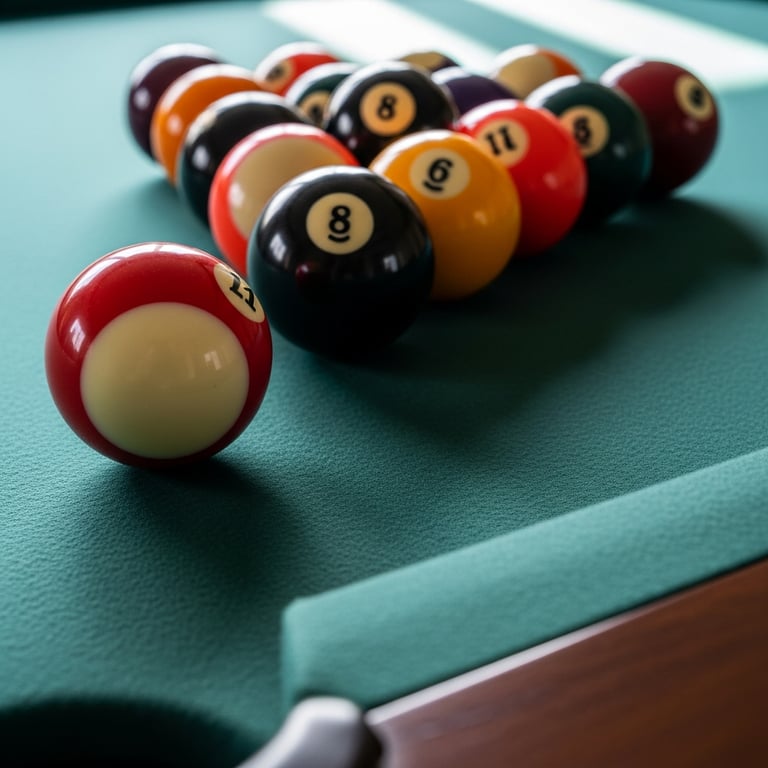 Premium Billiard Balls for Competitive Play