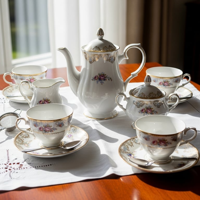 Most Elegant Fine Bone China Tea Sets for Formal Occasions