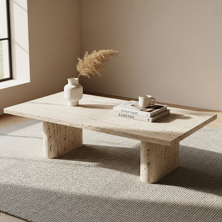 Most Stylish Travertine Coffee Tables for a Minimalist Home