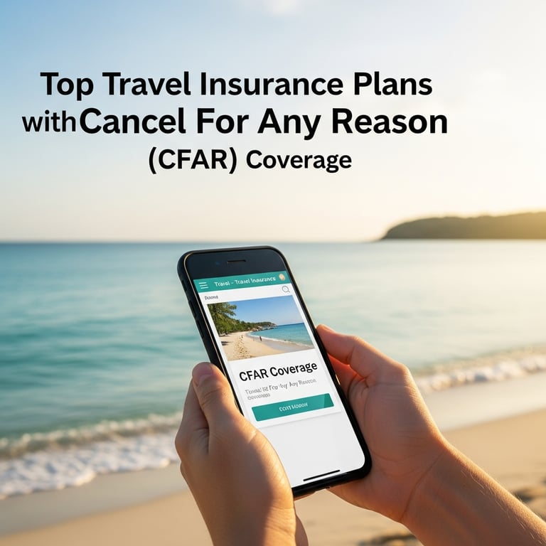 Top Travel Insurance Plans with Cancel For Any Reason (CFAR) Coverage