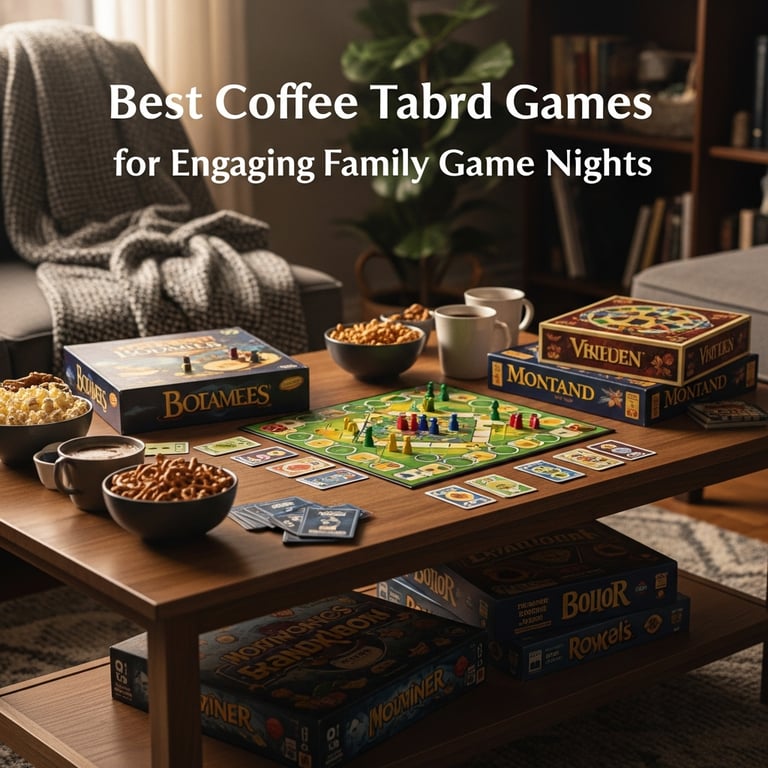 Best Coffee Table Board Games for Engaging Family Game Nights