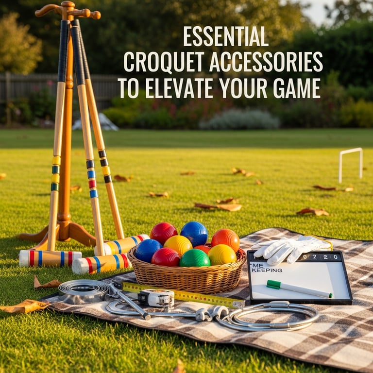 Essential Croquet Accessories to Elevate Your Game