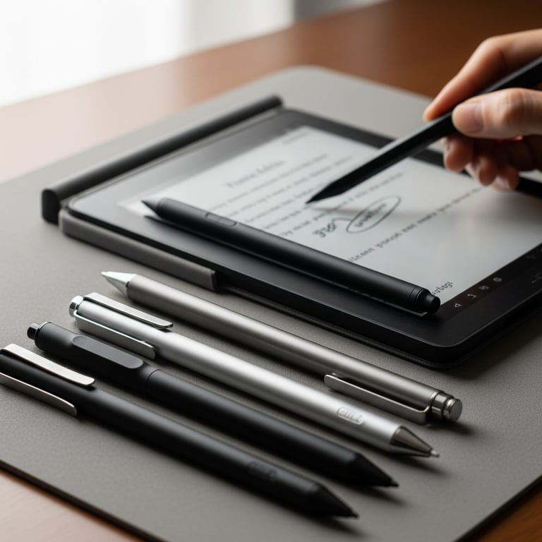 Top Stylus Pens for Enhancing Your E-Reader's Writing Experience