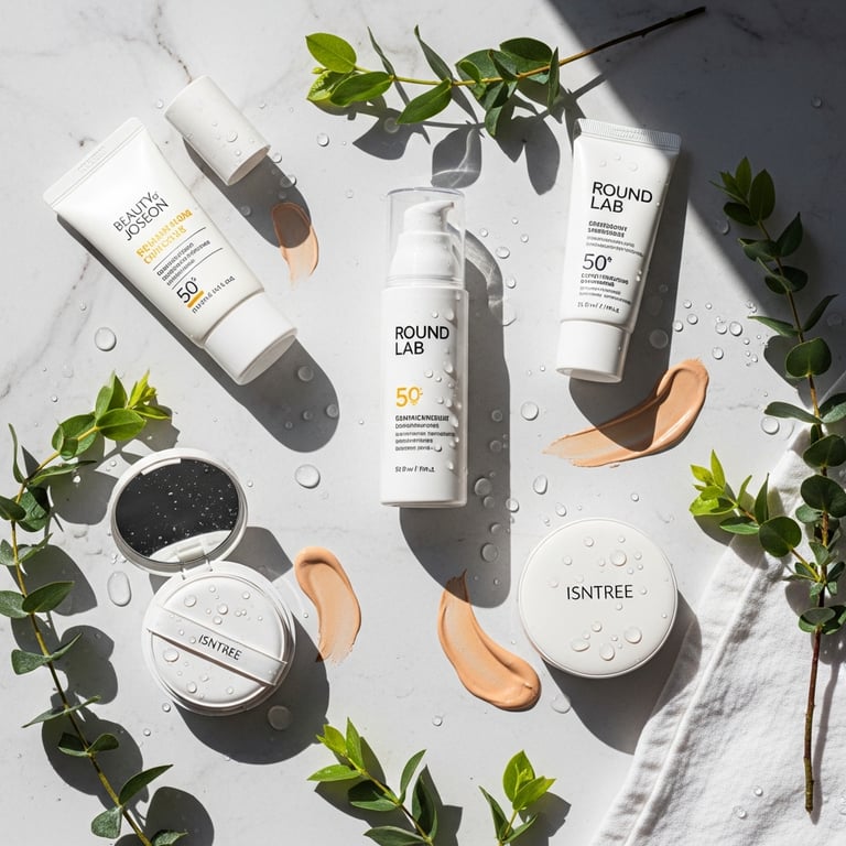 Best K-Beauty Sunscreens for a Dewy, Non-Greasy Finish