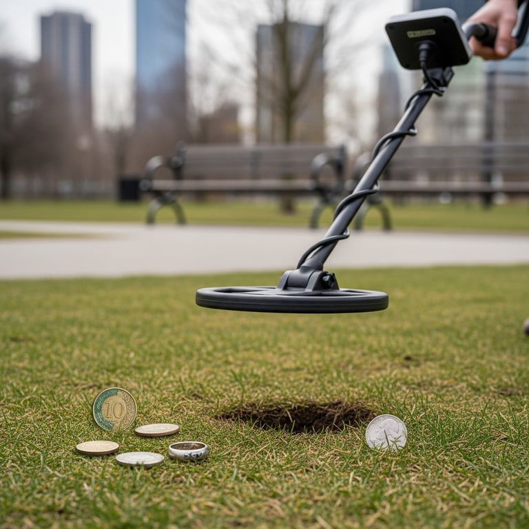 Top Metal Detectors for Urban Coin Hunting