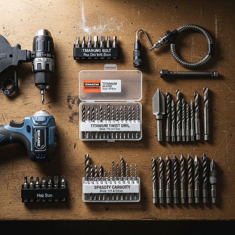 Must-Have Drill Bit Sets and Attachments for Versatile DIY