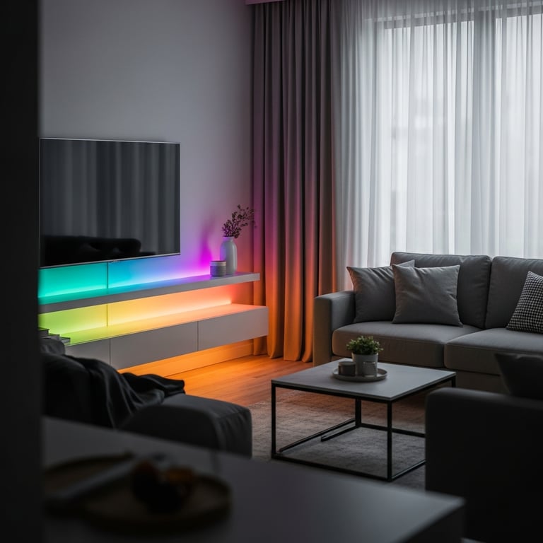 Top Smart RGBIC LED Strip Lights for Dynamic Home Ambiance