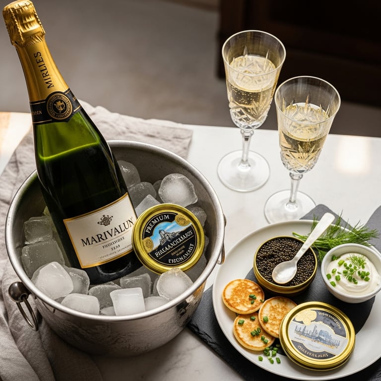 Best Champagne & Sparkling Wines to Pair with Premium Caviar