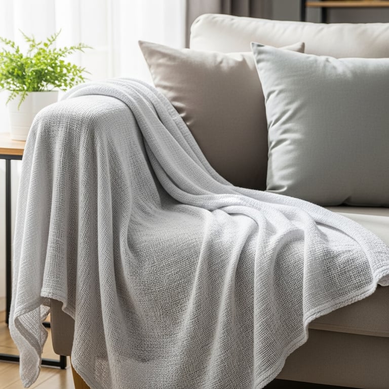 Breathable Cotton Throw Blankets for Warm Weather Comfort