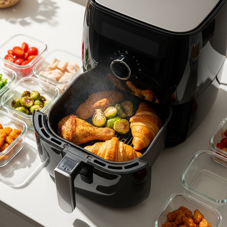 Top Air Fryers for Quick Reheating & Crispy Finishes on Meal Prep