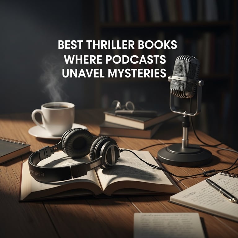 Best Thriller Books Where Podcasts Unravel Mysteries