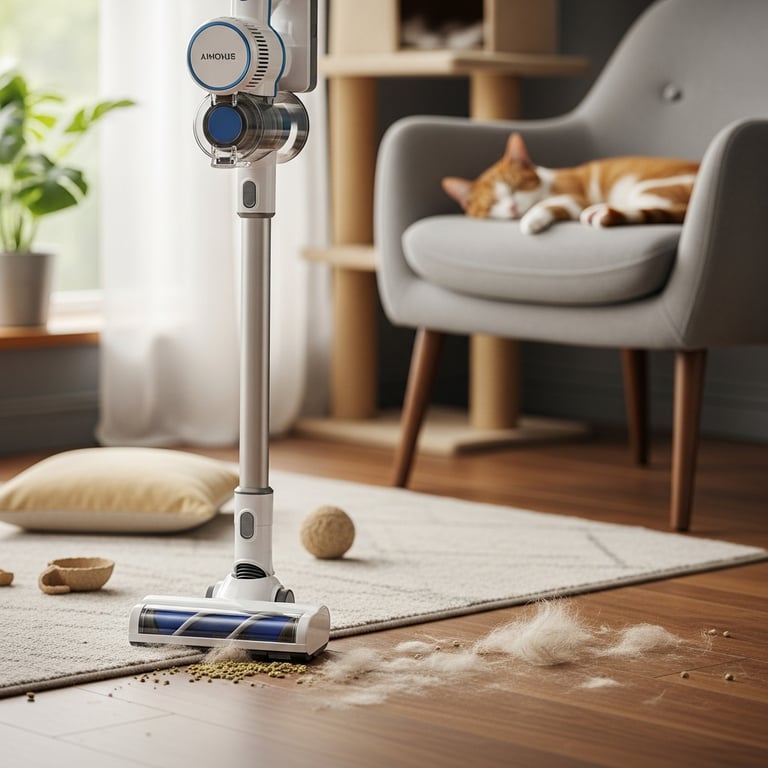 Best Cordless Stick Vacuums for Pet Hair and Litter Tracking
