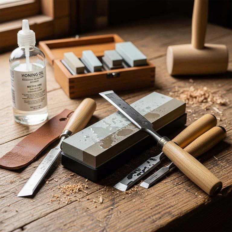 Top Sharpening Stone Kits for Razor-Sharp Woodworking Chisels