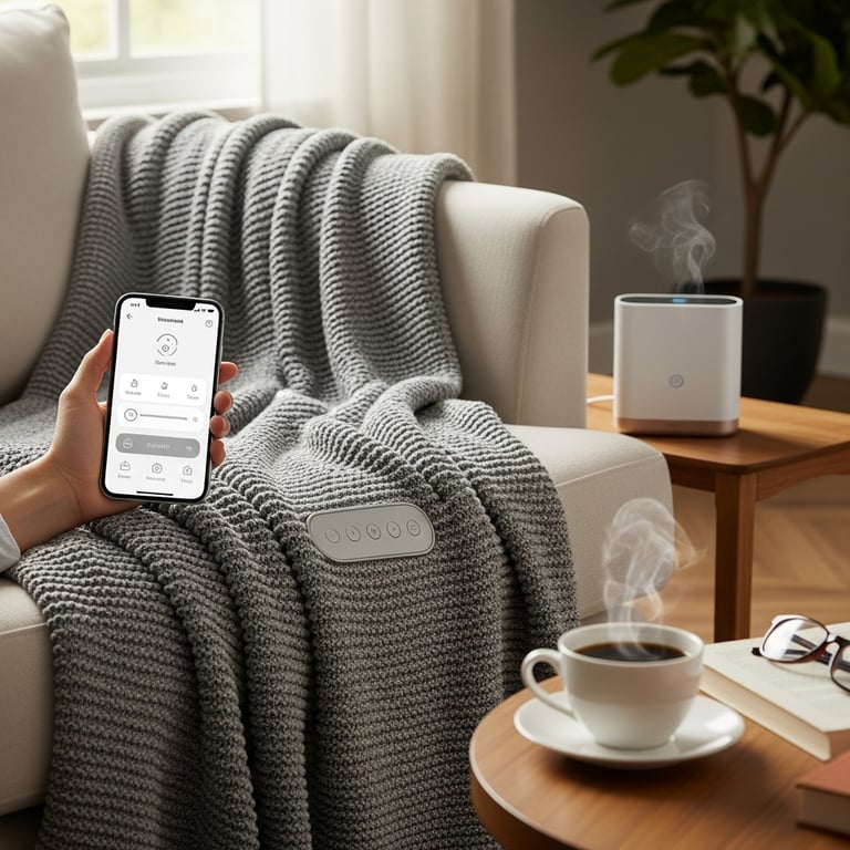Best Smart Heated Throw Blankets with App Control & Auto Shut-Off