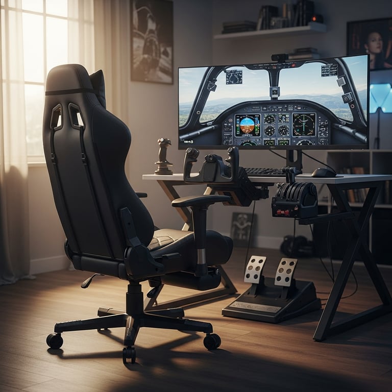 Premium Gaming Chairs for Immersive Flight Simulator Setups