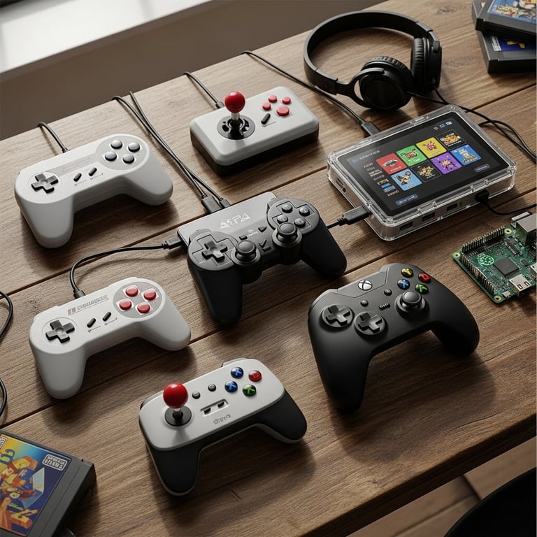 Must-Have USB Game Controllers for Raspberry Pi Retro Gaming Consoles