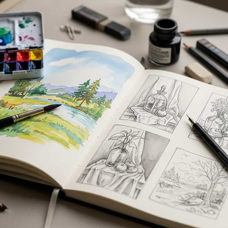 Best Mixed Media Sketchbooks for Watercolor & Ink Artists