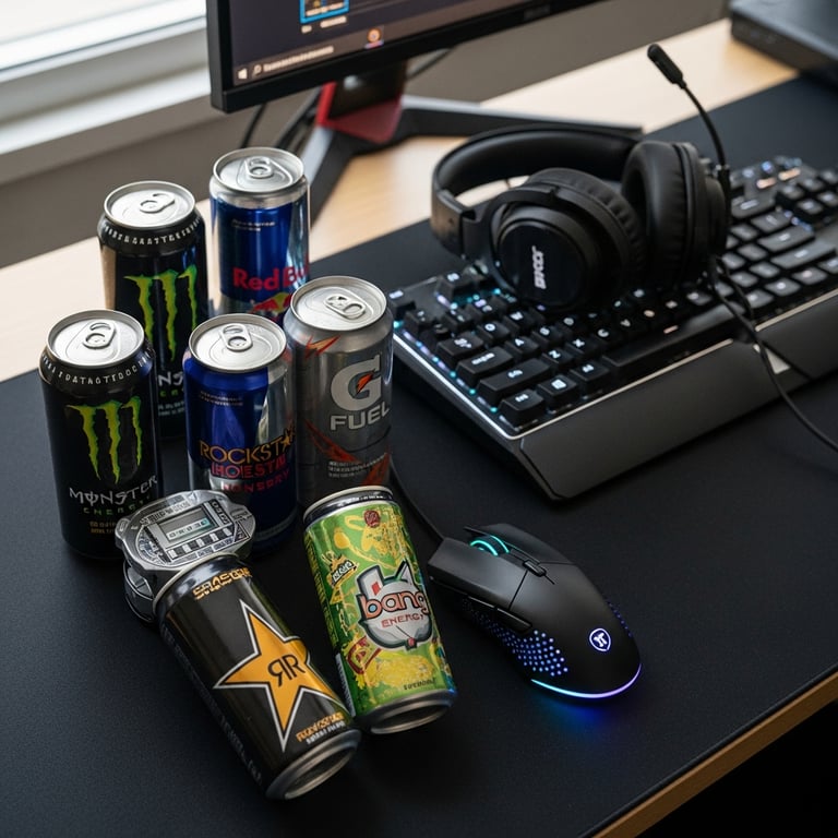 Essential Canned Energy Drinks for Gamers: Boosted Focus & Hydration
