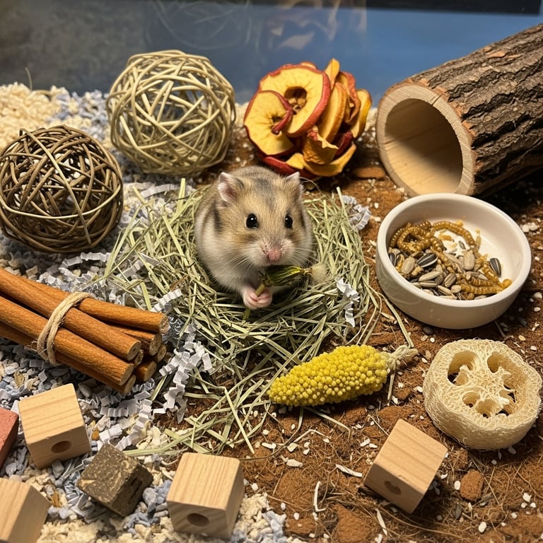 Chloe's Top Picks: Essential Foraging & Chew Toys for Hamster Mental Enrichment