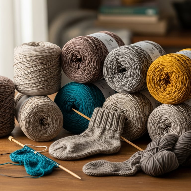 Highest-Rated Sock Yarns for Durable Hand-Knitted Socks