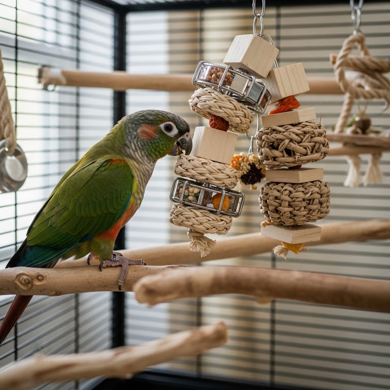 Top-Rated Foraging Toys to Prevent Bird Boredom