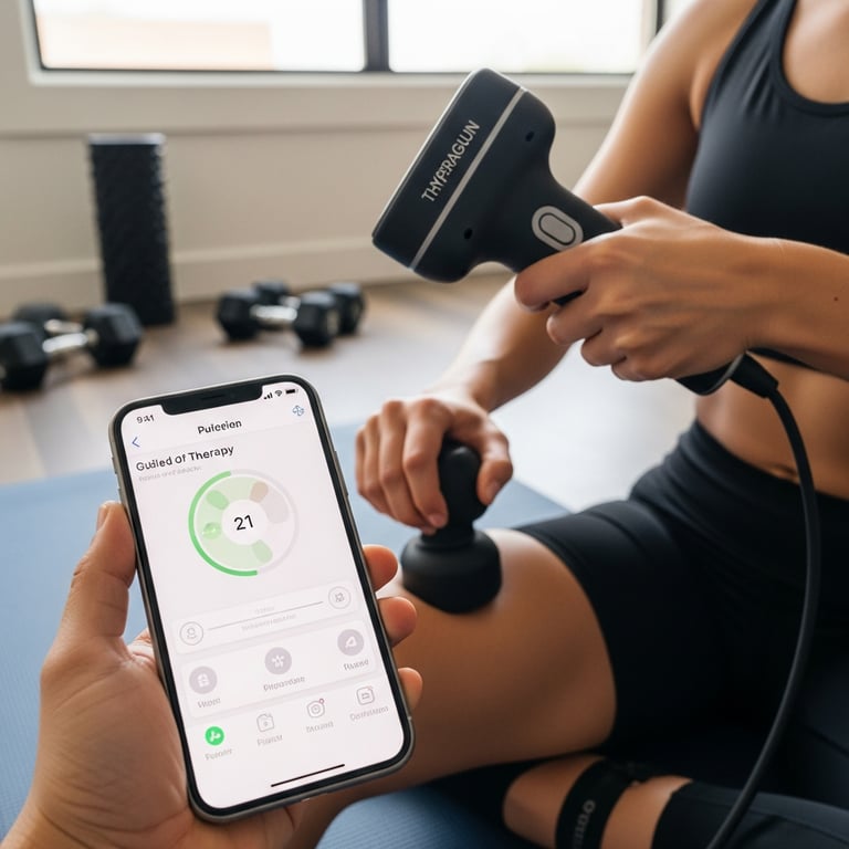 Top Fitness Apps with Guided Percussive Therapy Routines