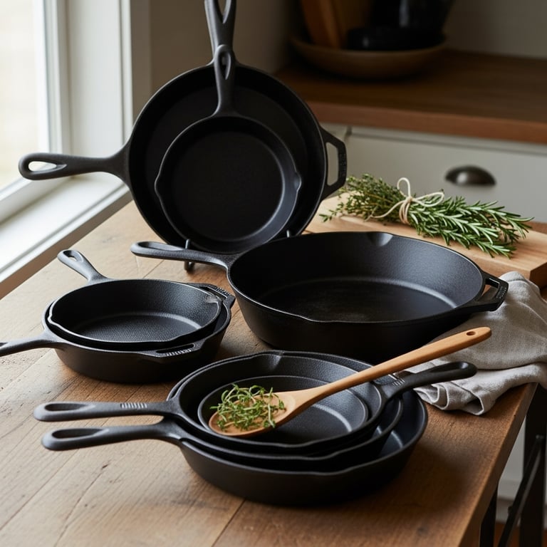 Best Lodge Cast Iron Skillet Sizes for Every Home Cooking Need