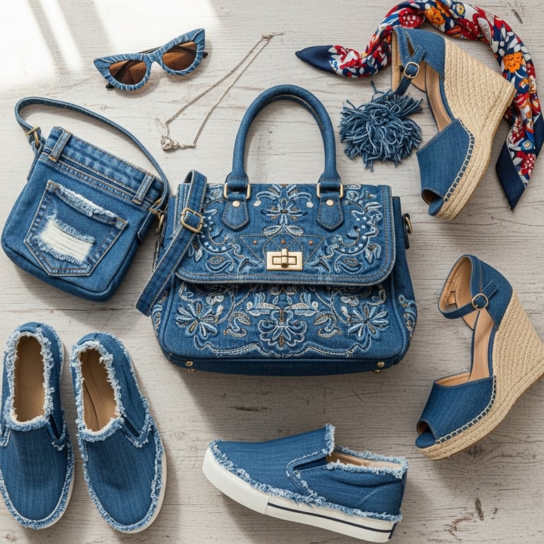 Trending Denim Bags and Shoes for Spring/Summer 2026