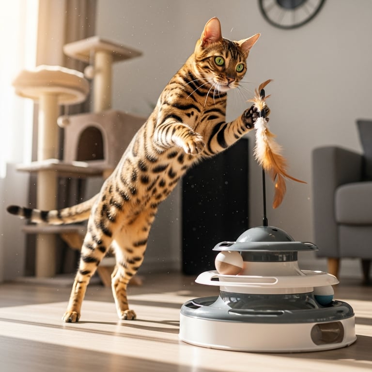 Top Interactive Cat Toys for High-Energy Breeds