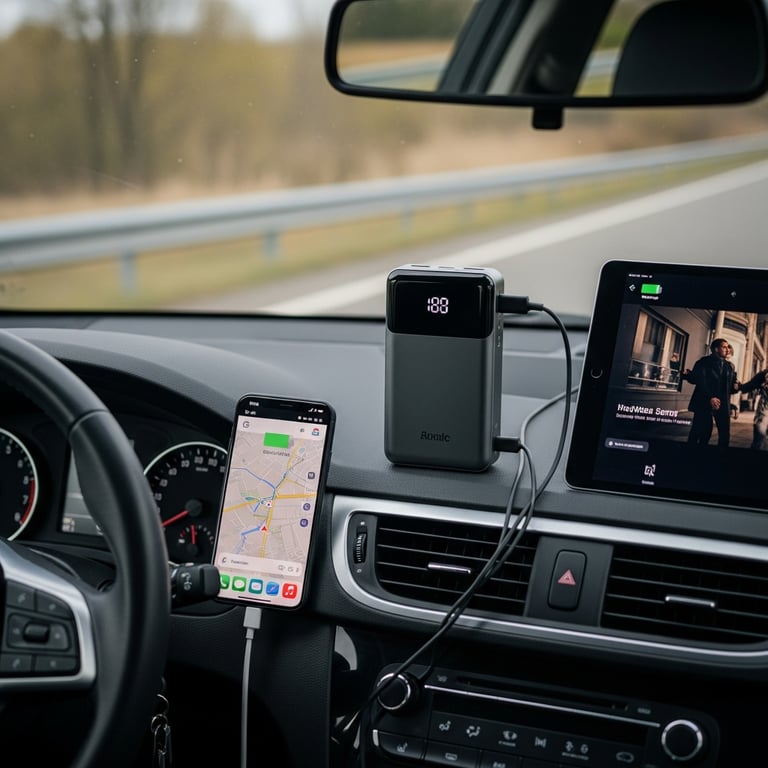 Top Portable Power Banks for Keeping Car Tech Charged on the Go