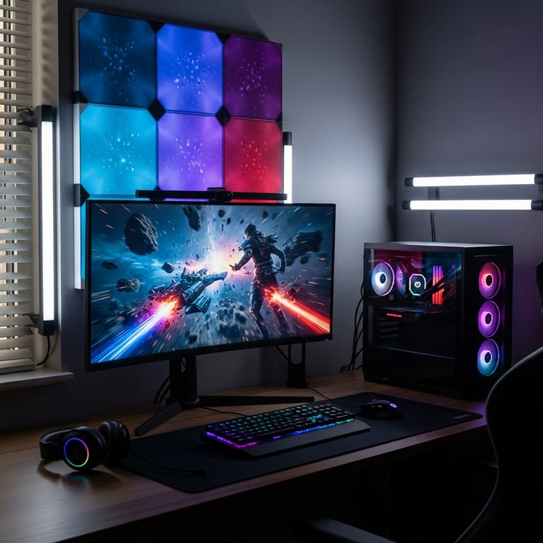 Best LED Wall Panels & Light Bars for Immersive Gaming Setups