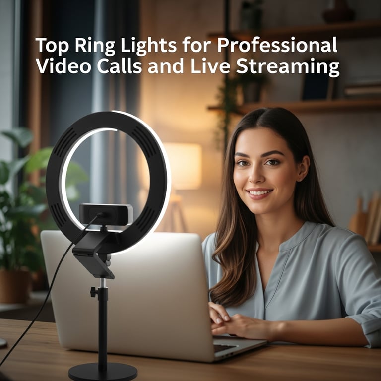 Top Ring Lights for Professional Video Calls and Live Streaming