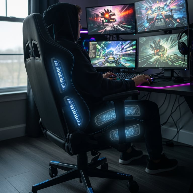 Most Innovative Gaming Chairs with Integrated Cooling & Haptic Feedback