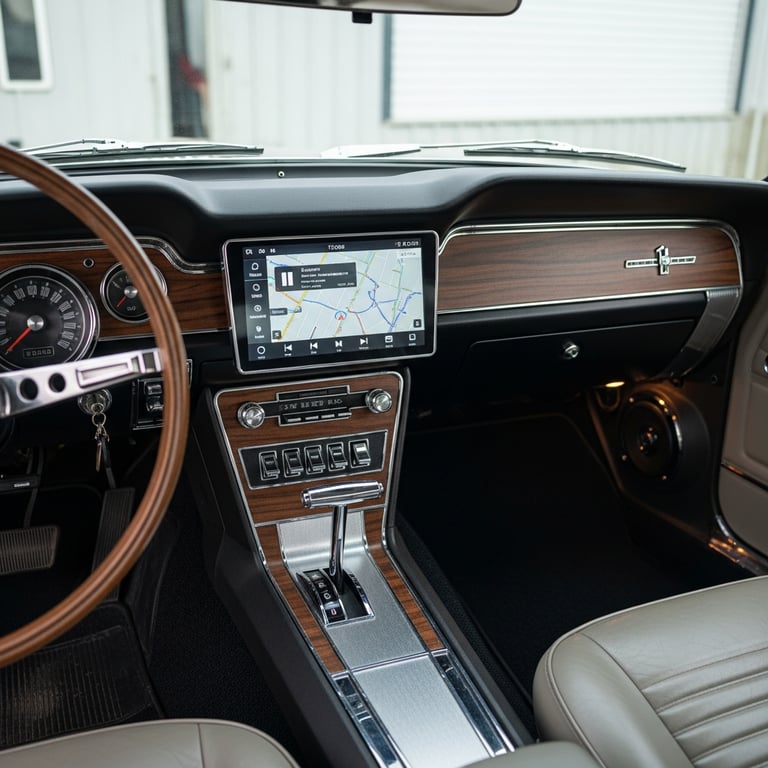 Best Modern Infotainment & Audio Upgrades for Vintage Car Interiors