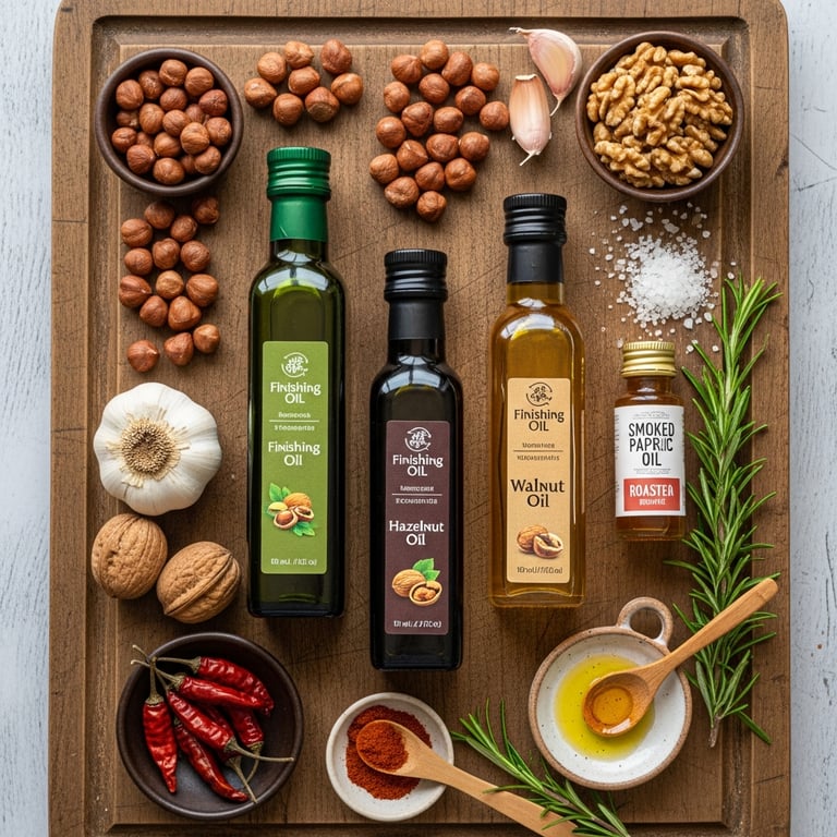 Essential Gourmet Finishing Oils Beyond Truffle for Elevated Dishes