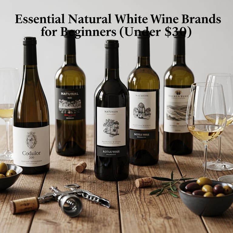 Essential Natural White Wine Brands for Beginners (Under $30)