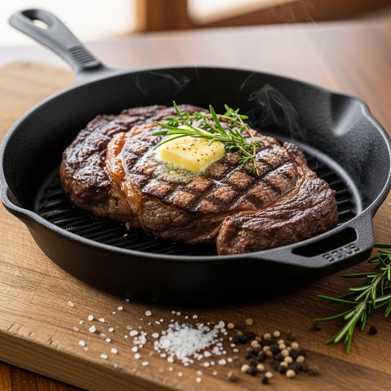 Highest-Rated Cast Iron Skillets for Achieving the Perfect Steak Sear