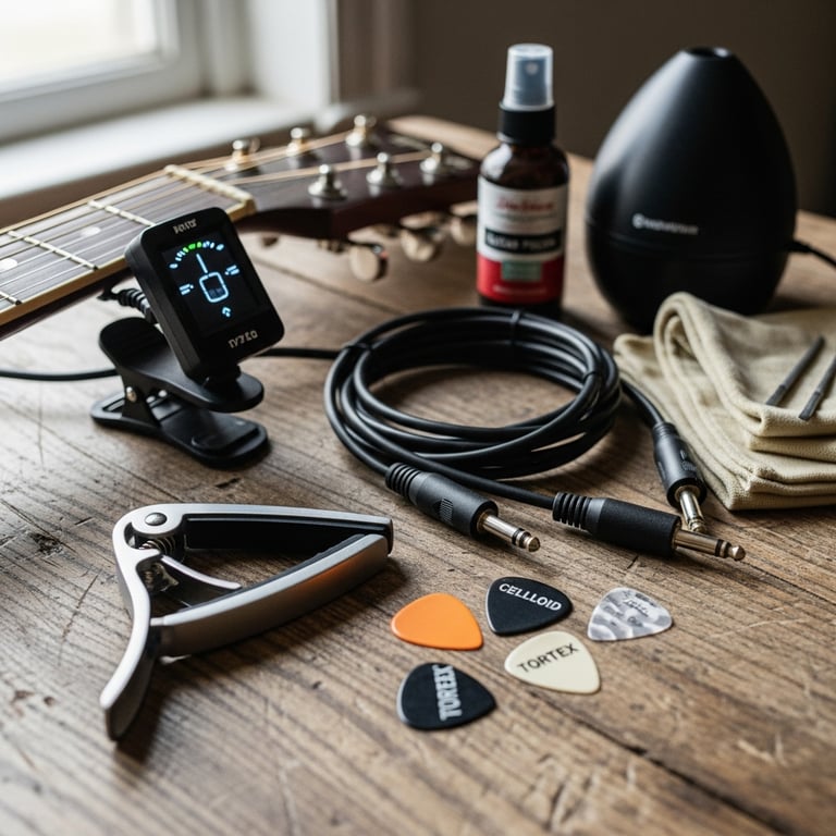 Essential Acoustic Guitar Accessories for Gigging Musicians