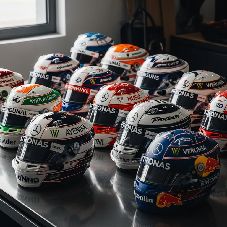Most Iconic F1 Driver Helmet Designs (Past & Present)