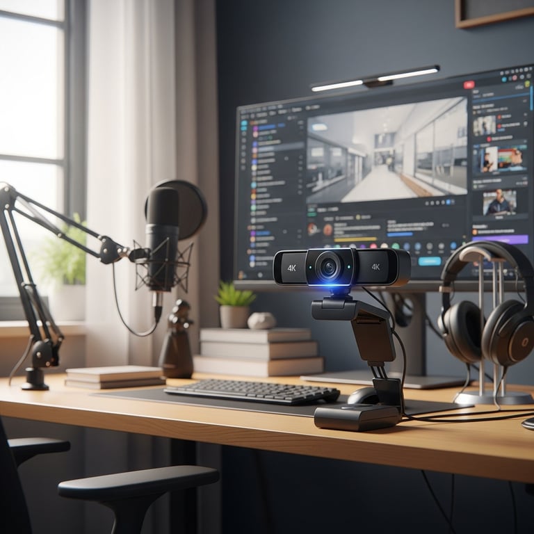 Best 4K Webcams with Smart Tracking for Live Streamers