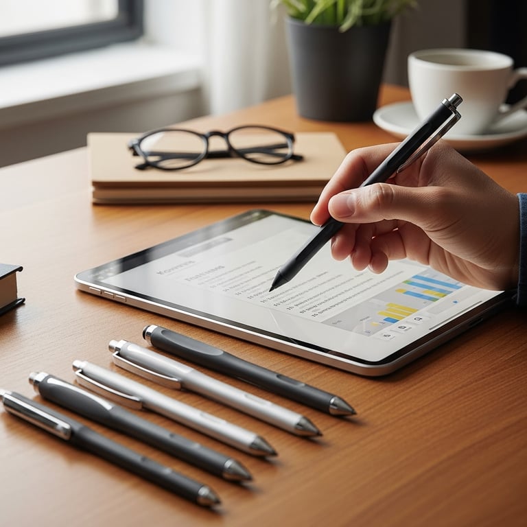 Most Ergonomic Stylus Pens for Extended Note-Taking Sessions