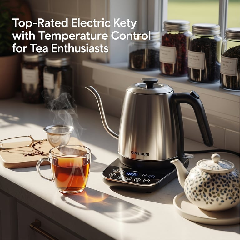 Top-Rated Electric Kettles with Temperature Control for Tea Enthusiasts
