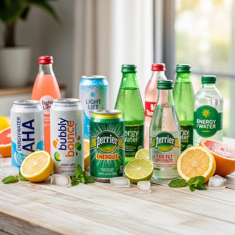 The Most Refreshing Sparkling Energy Waters for a Light Lift