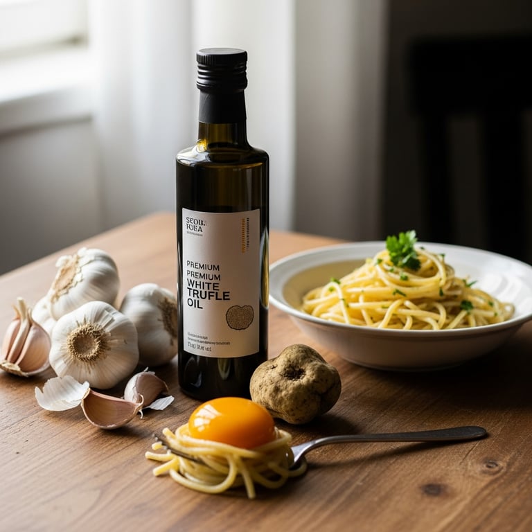 Best White Truffle Oils for a Garlicky Finish on Pasta & Eggs
