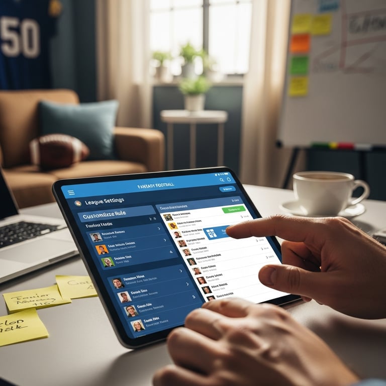 Best Fantasy Football League Manager Apps for Customizable Rules